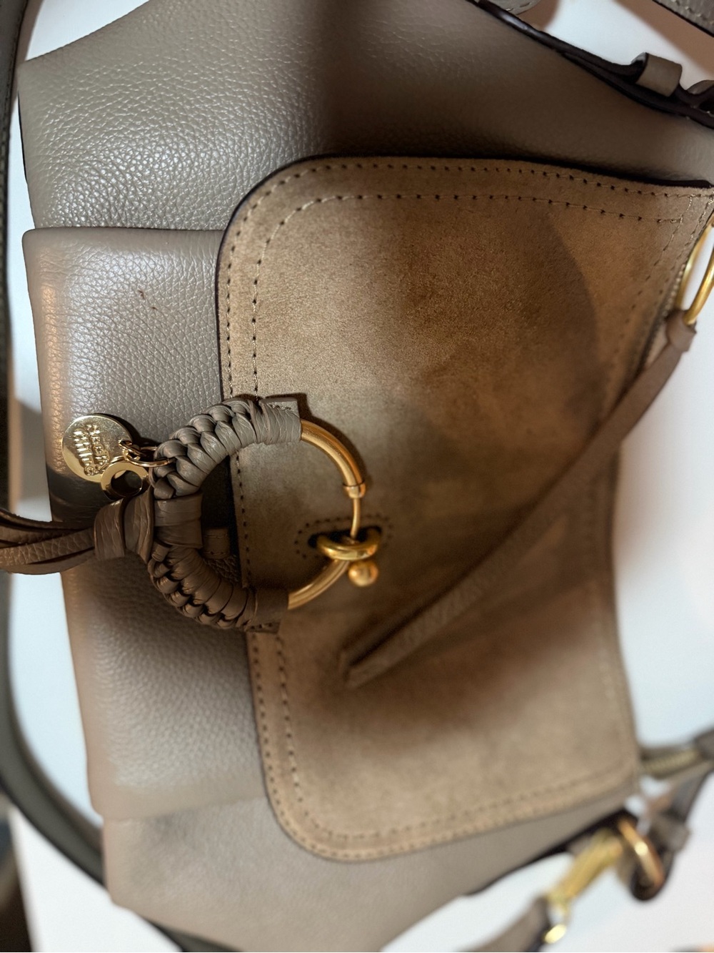 See by Chloe Joan Handbag - small in grey color - Picture 11 of 15